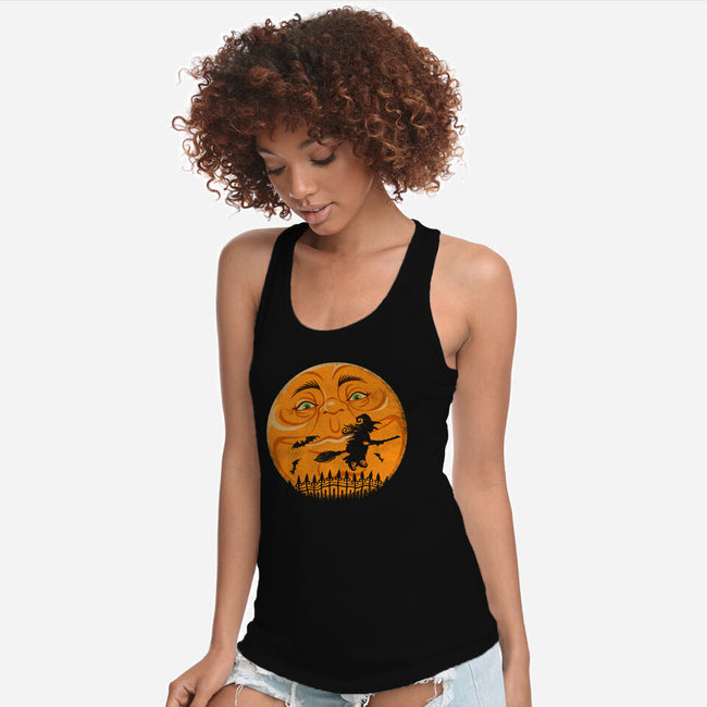 Witchy Moon-Womens-Racerback-Tank-kennsing