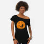 Witchy Moon-Womens-Off Shoulder-Tee-kennsing