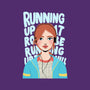 Running Up That Road-Womens-Off Shoulder-Sweatshirt-Paola Locks