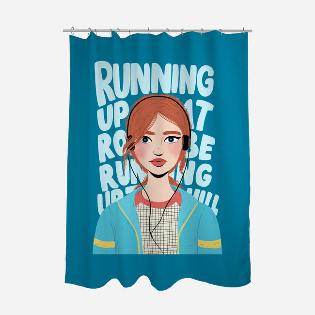 Running Up That Road-None-Polyester-Shower Curtain-Paola Locks