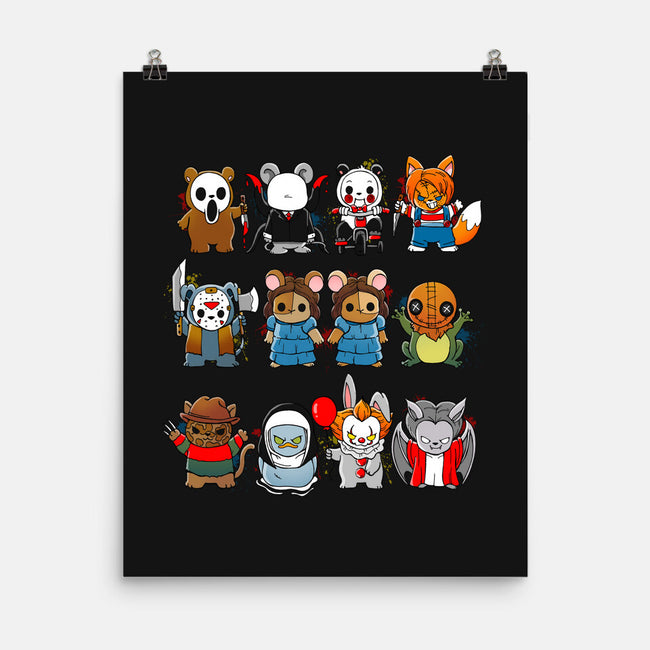 Scary Animals-None-Matte-Poster-Vallina84