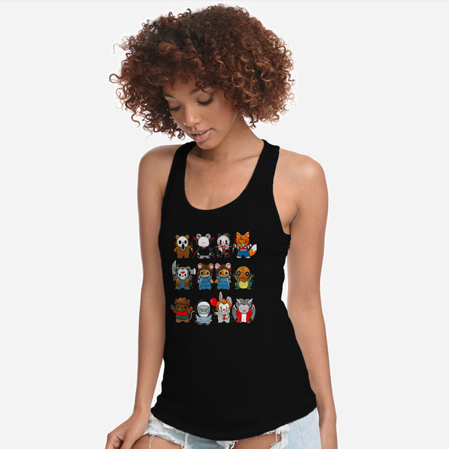 Scary Animals-Womens-Racerback-Tank-Vallina84