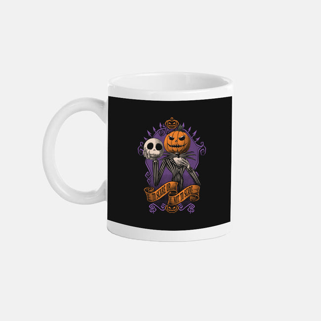 To Scare Or Not-None-Mug-Drinkware-Studio Mootant