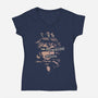 The Sex Pixels-Womens-V-Neck-Tee-kg07