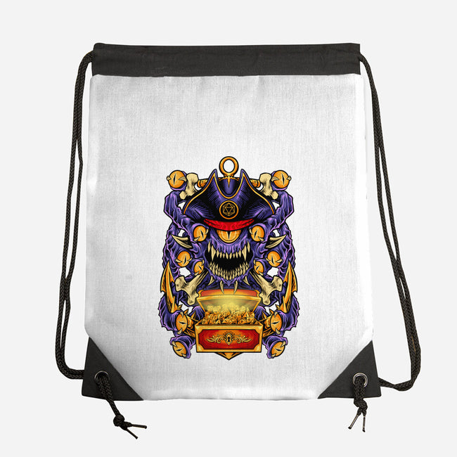 Pirate Beholder-None-Drawstring-Bag-spoilerinc