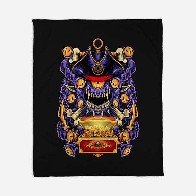 Pirate Beholder-None-Fleece-Blanket-spoilerinc