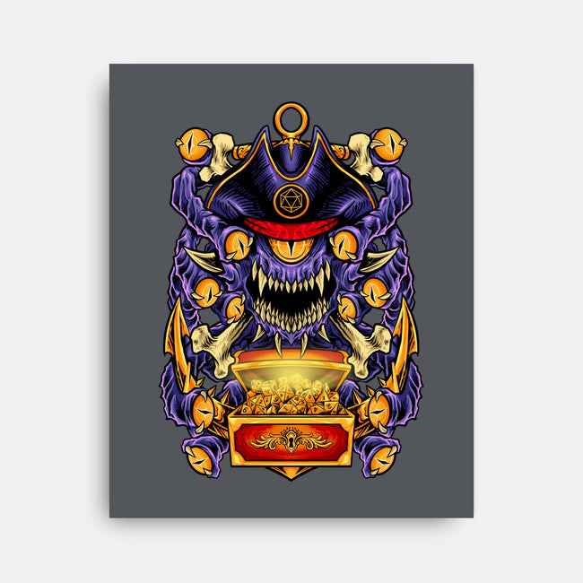 Pirate Beholder-None-Stretched-Canvas-spoilerinc