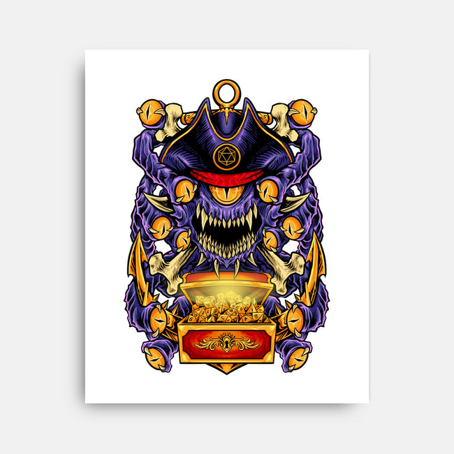 Pirate Beholder-None-Stretched-Canvas-spoilerinc