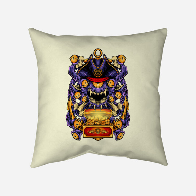 Pirate Beholder-None-Non-Removable Cover w Insert-Throw Pillow-spoilerinc