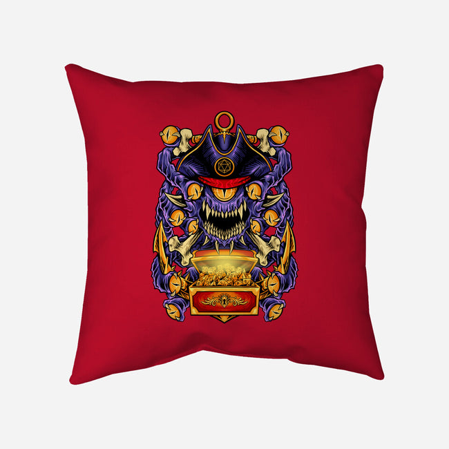 Pirate Beholder-None-Removable Cover-Throw Pillow-spoilerinc