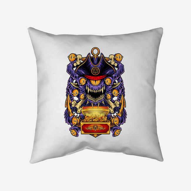 Pirate Beholder-None-Removable Cover-Throw Pillow-spoilerinc