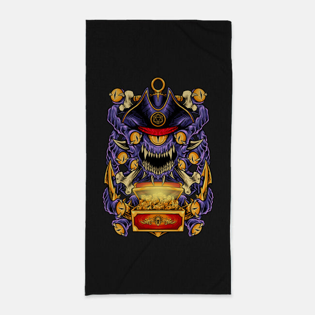 Pirate Beholder-None-Beach-Towel-spoilerinc