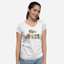 Rebel Road-Womens-V-Neck-Tee-kg07