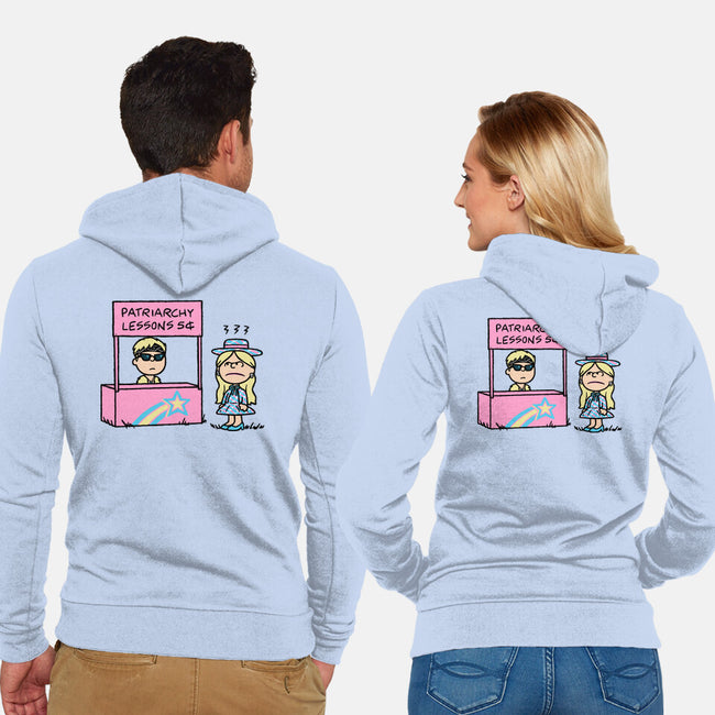 Patriarchy Lessons-Unisex-Zip-Up-Sweatshirt-Raffiti