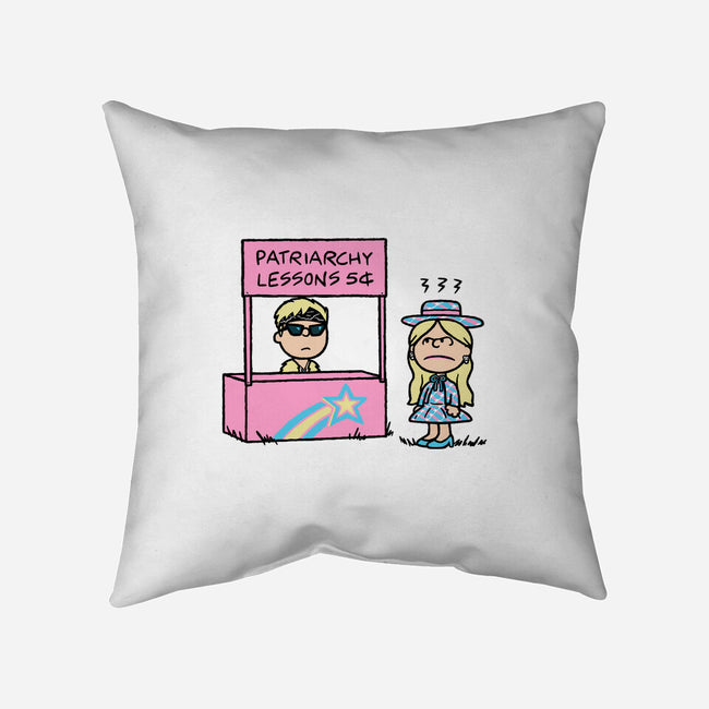 Patriarchy Lessons-None-Non-Removable Cover w Insert-Throw Pillow-Raffiti