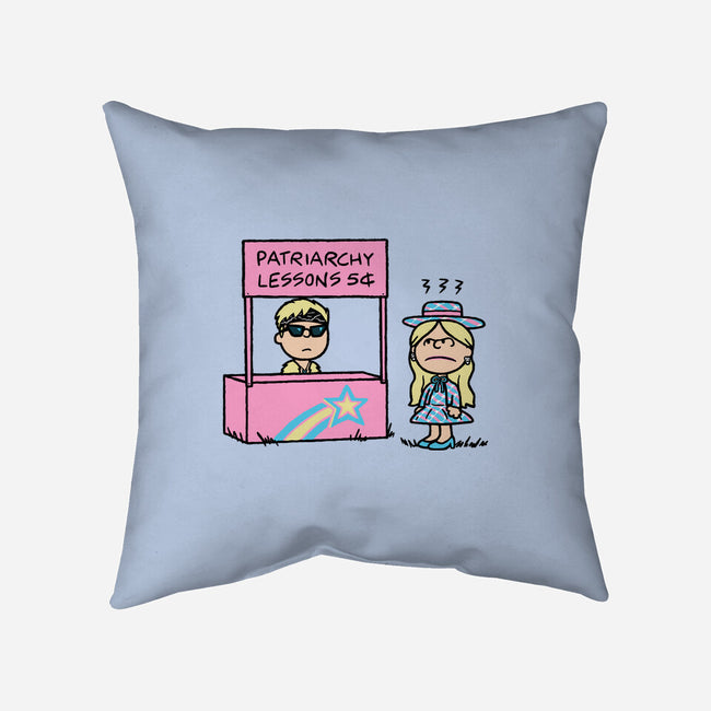 Patriarchy Lessons-None-Removable Cover-Throw Pillow-Raffiti