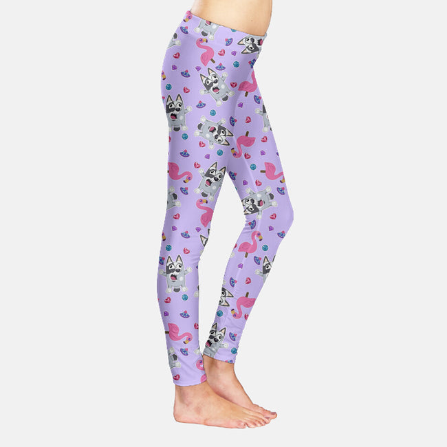 Muffins And Flamingos-Womens-All Over Print Full Length-Leggings-Alexhefe