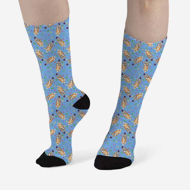Poor Little Bug On The Wall-Unisex-All Over Print Crew-Socks-Alexhefe