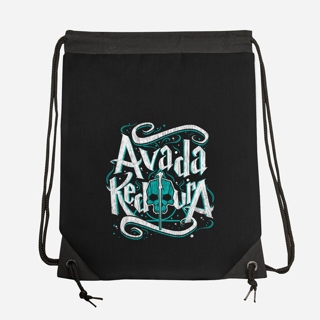 Avada Kedavra-None-Drawstring-Bag-Getsousa!