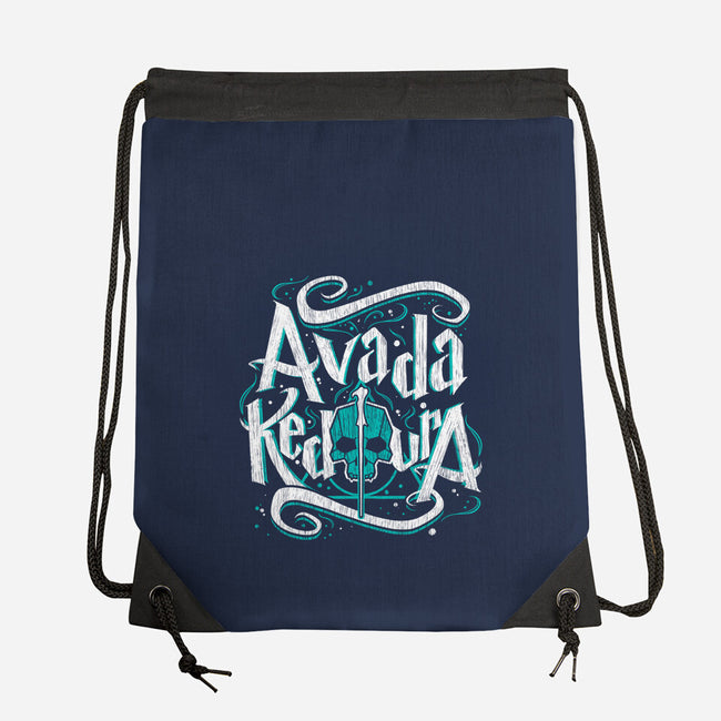 Avada Kedavra-None-Drawstring-Bag-Getsousa!