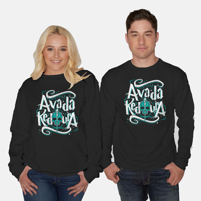 Avada Kedavra-Unisex-Crew Neck-Sweatshirt-Getsousa!