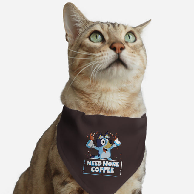 Bluey Needs More Coffee-Cat-Adjustable-Pet Collar-MaxoArt