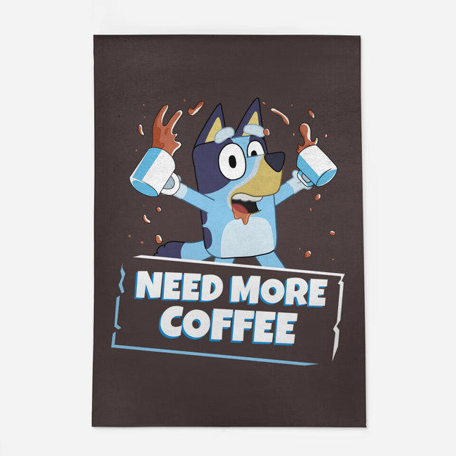 Bluey Needs More Coffee-None-Outdoor-Rug-MaxoArt