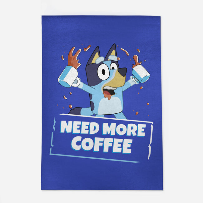 Bluey Needs More Coffee-None-Outdoor-Rug-MaxoArt