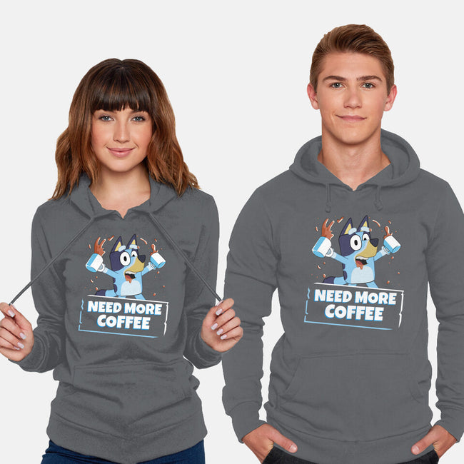 Bluey Needs More Coffee-Unisex-Pullover-Sweatshirt-MaxoArt