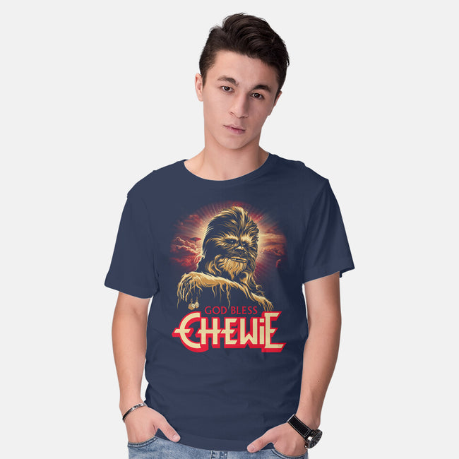 God Bless Chewie-Mens-Basic-Tee-CappO