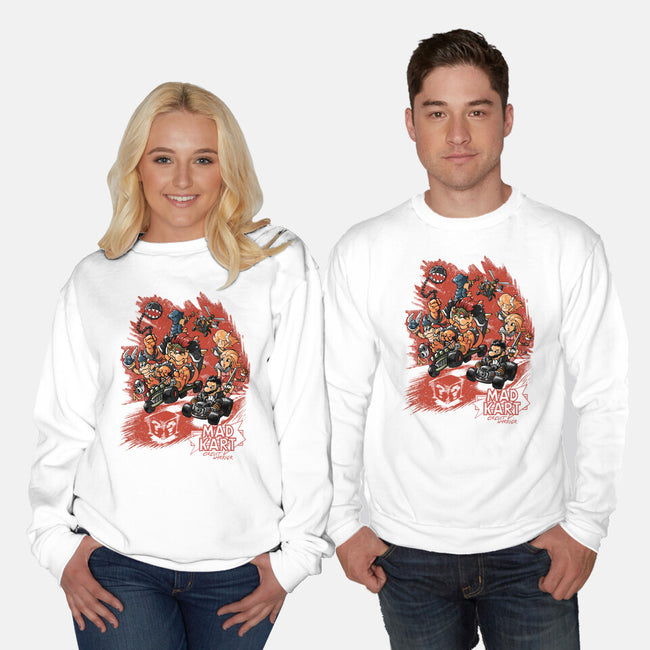 Mad Kart-Unisex-Crew Neck-Sweatshirt-TonyCenteno