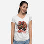 Mad Kart-Womens-V-Neck-Tee-TonyCenteno