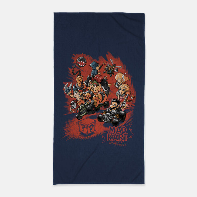 Mad Kart-None-Beach-Towel-TonyCenteno