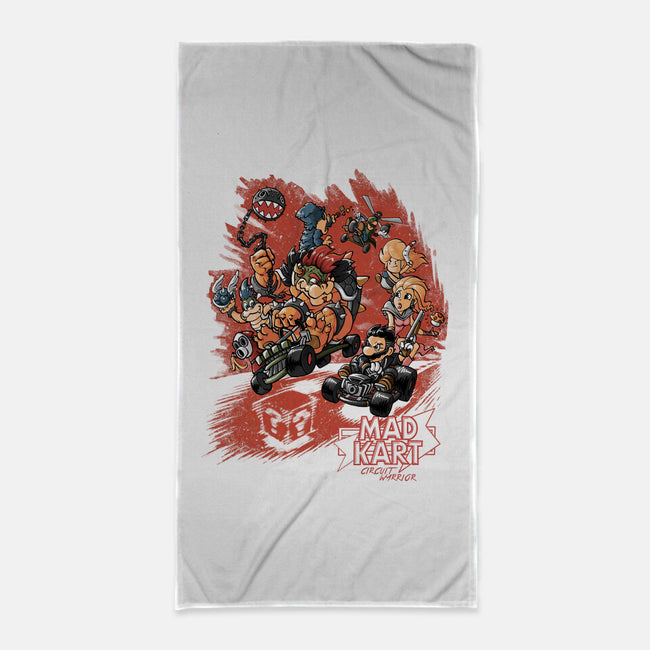 Mad Kart-None-Beach-Towel-TonyCenteno