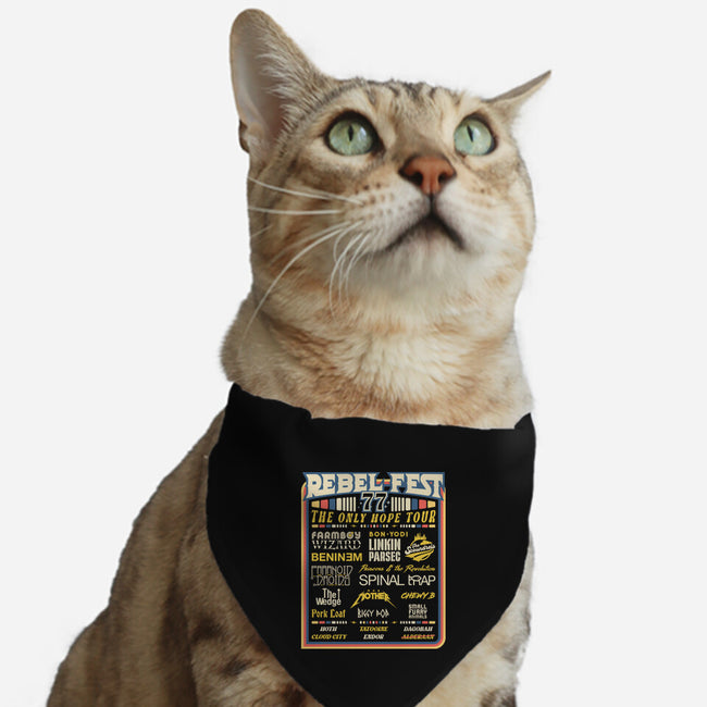 Rebel Fest-Cat-Adjustable-Pet Collar-rocketman_art