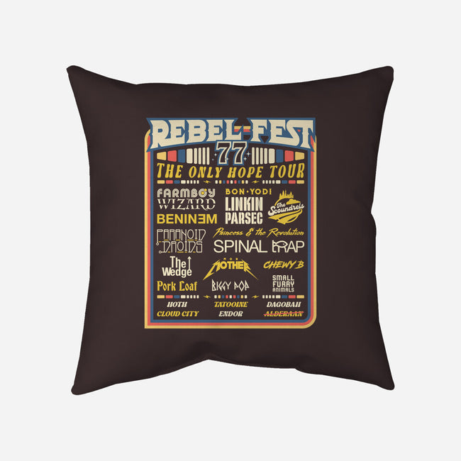 Rebel Fest-None-Removable Cover-Throw Pillow-rocketman_art