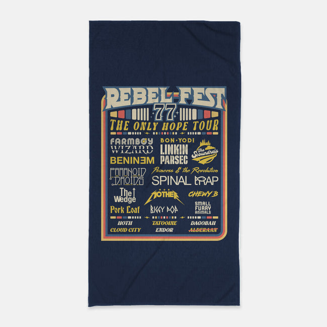 Rebel Fest-None-Beach-Towel-rocketman_art