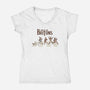 King Of The Britons-Womens-V-Neck-Tee-kg07