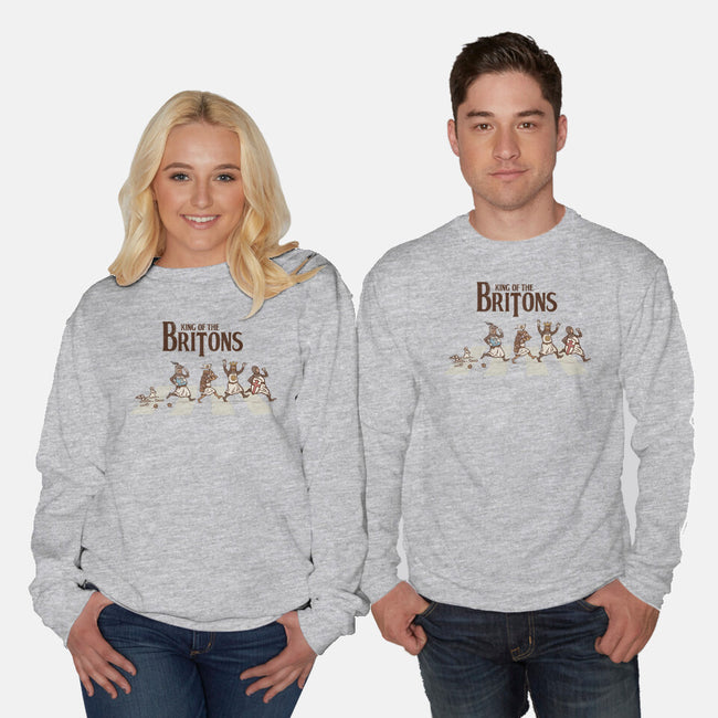 King Of The Britons-Unisex-Crew Neck-Sweatshirt-kg07