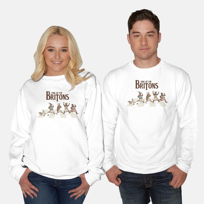 King Of The Britons-Unisex-Crew Neck-Sweatshirt-kg07