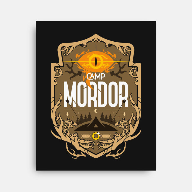 Camp Mordor-None-Stretched-Canvas-BadBox