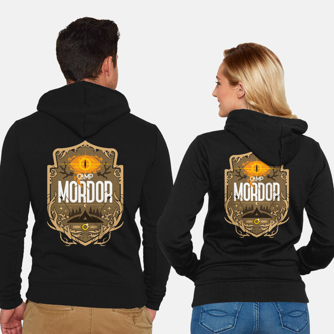 Camp Mordor-Unisex-Zip-Up-Sweatshirt-BadBox