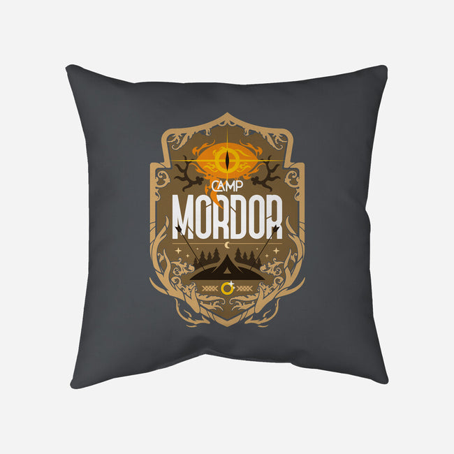 Camp Mordor-None-Non-Removable Cover w Insert-Throw Pillow-BadBox