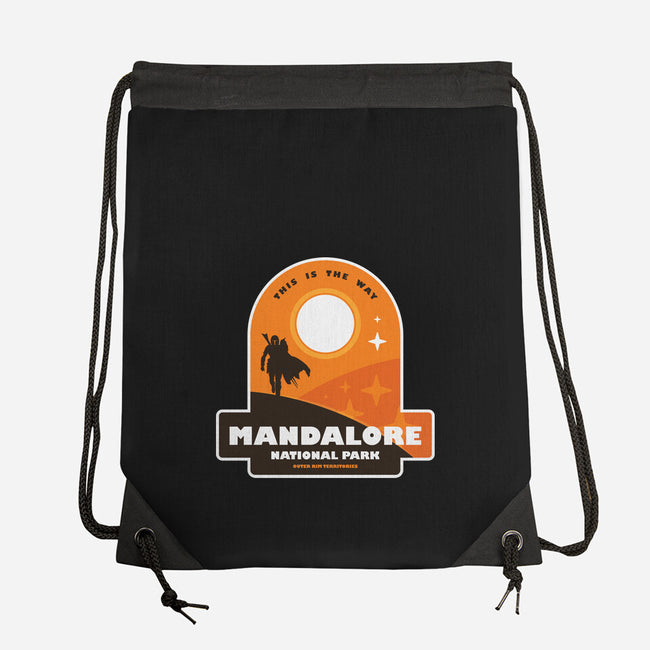 Mandalore National Park-None-Drawstring-Bag-BadBox