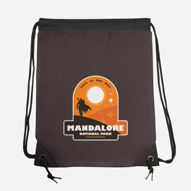 Mandalore National Park-None-Drawstring-Bag-BadBox