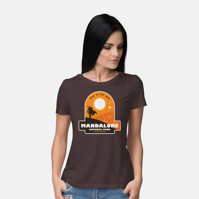 Mandalore National Park-Womens-Basic-Tee-BadBox