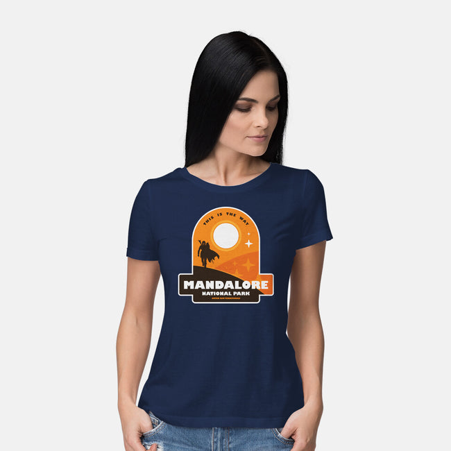 Mandalore National Park-Womens-Basic-Tee-BadBox