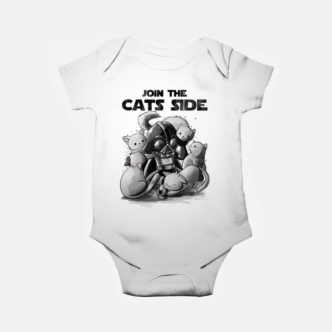 Join The Cats Side-Baby-Basic-Onesie-fanfabio