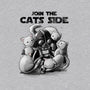 Join The Cats Side-Womens-Off Shoulder-Sweatshirt-fanfabio