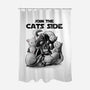 Join The Cats Side-None-Polyester-Shower Curtain-fanfabio